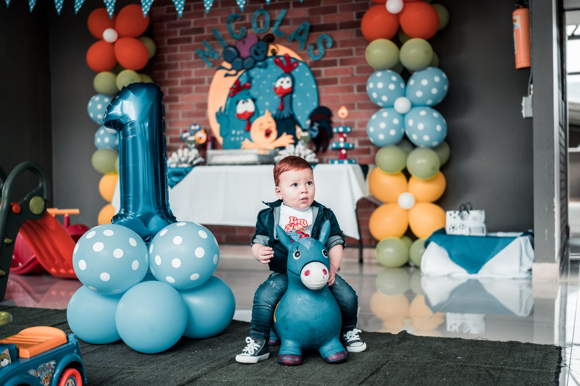 child enjoying a birthday party