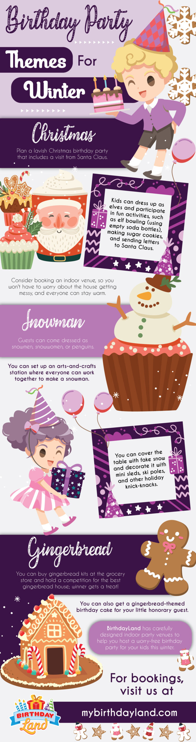 birthday party themes for winter