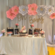 An image of a floral-themed baby shower décor