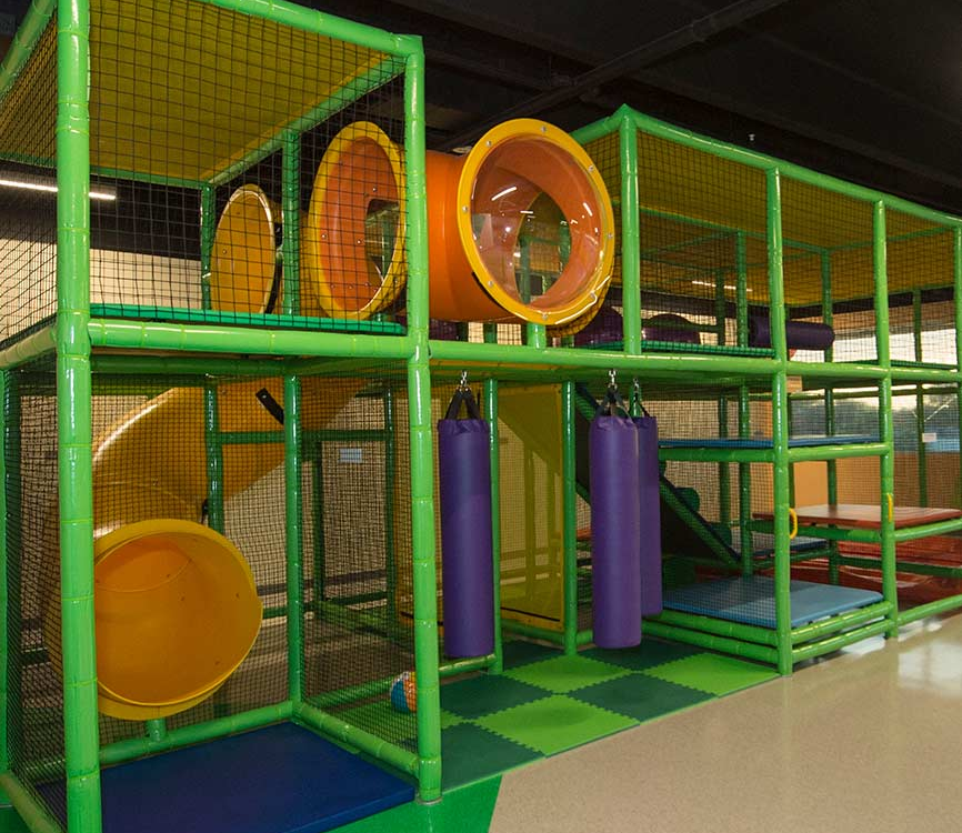 a birthday play area