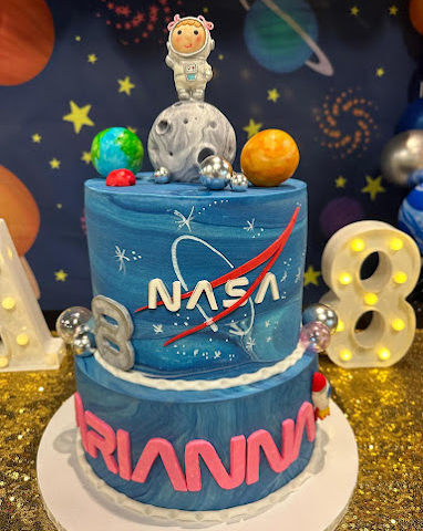 a nasa themed cake