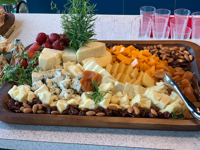 Charcuterie board at a birthday party at BirthdayLand