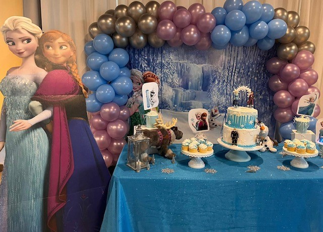 Frozen movie-themed half-birthday at BirthdayLand