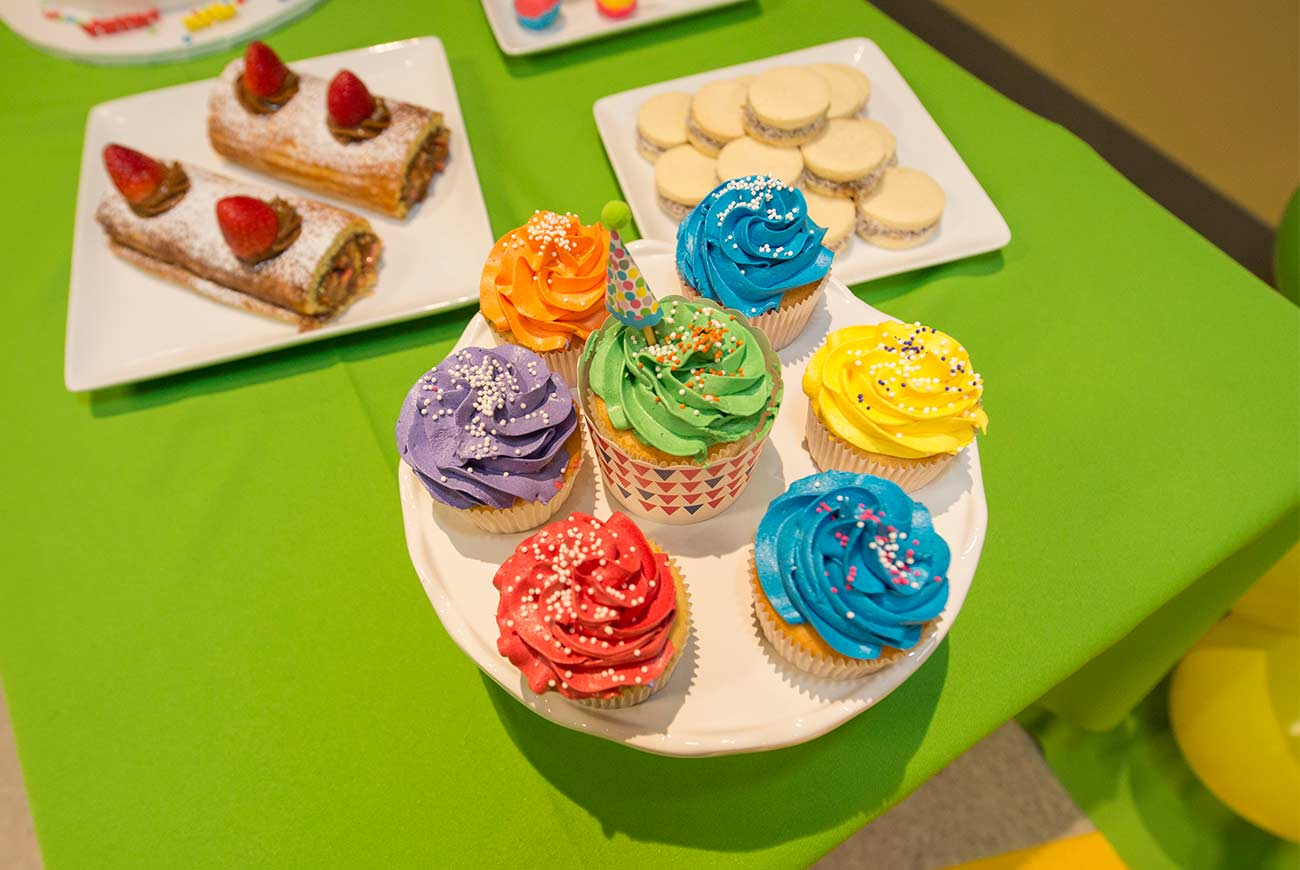 Cupcakes at an event