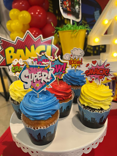 cupcakes served at a kid’s party