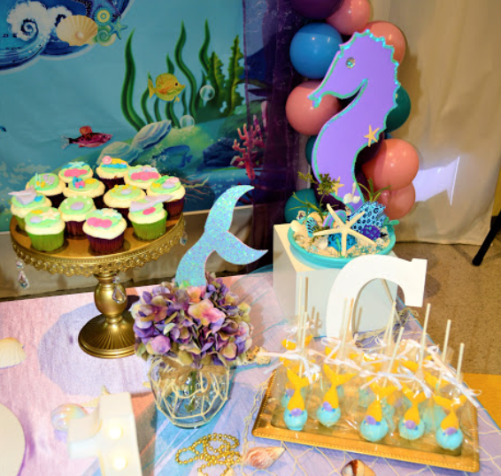 Elegant table settings for a birthday party