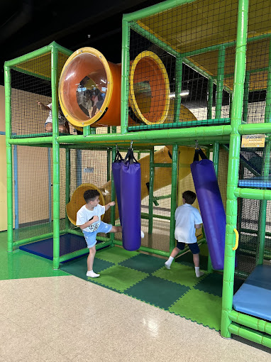 Kids enjoying in a play-area