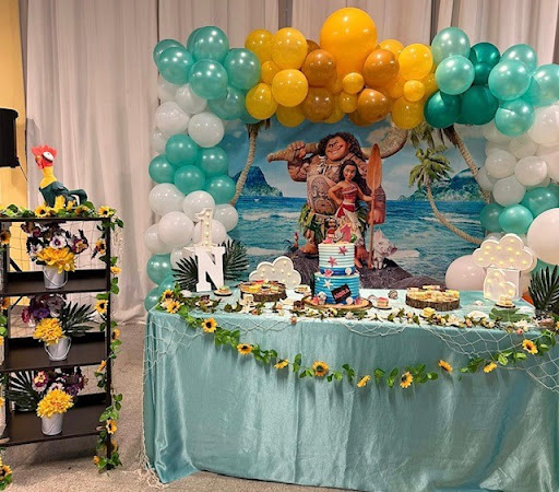 Moana themed kid’s birthday