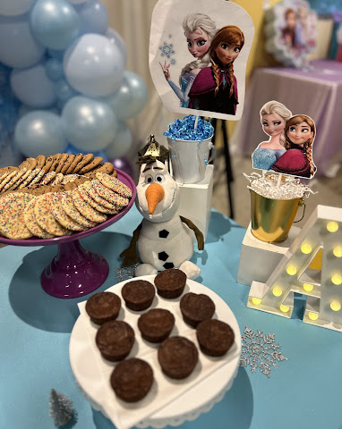 Snacks at a birthday party
