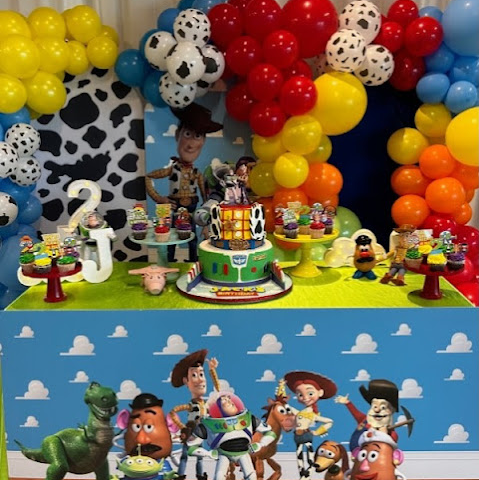 A Toy Story-themed birthday celebration at BirthdayLand