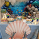 A sea-themed décor for a birthday celebration at BirthdayLand